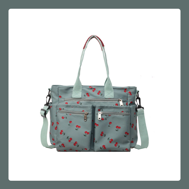 🍒Bolso tote con estampado de cerezas