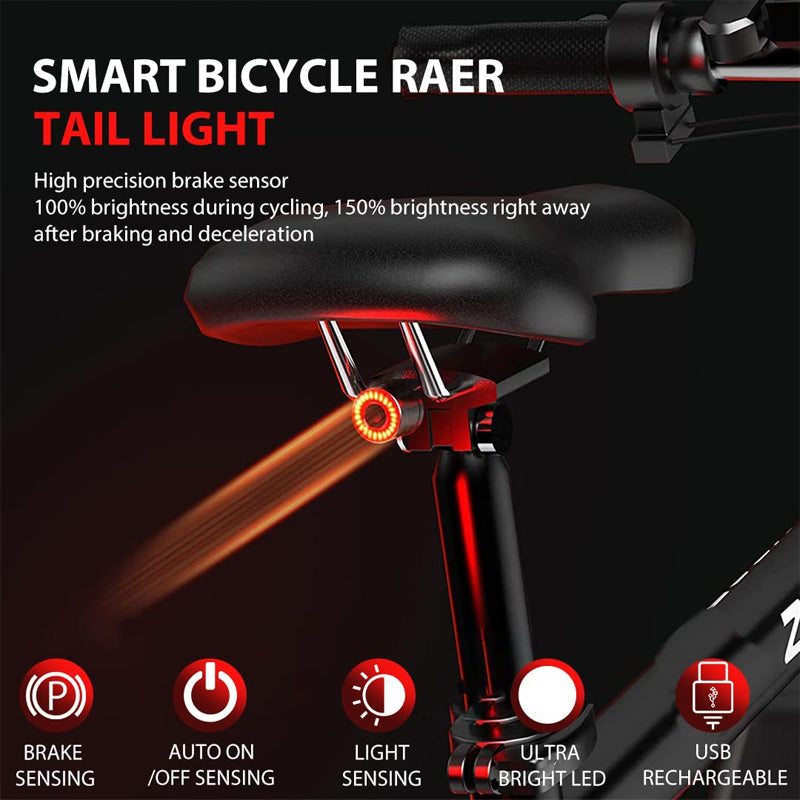 Luz trasera con sensor para bicicletas