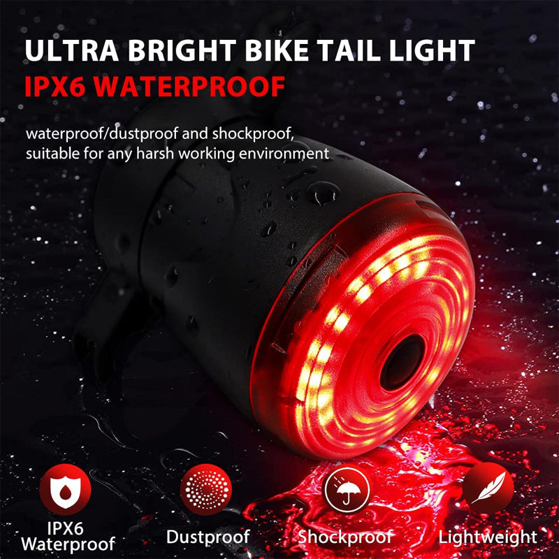 Luz trasera con sensor para bicicletas