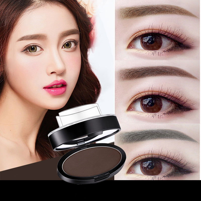 Waterproof EyeBrow Stamp with Brow Brush