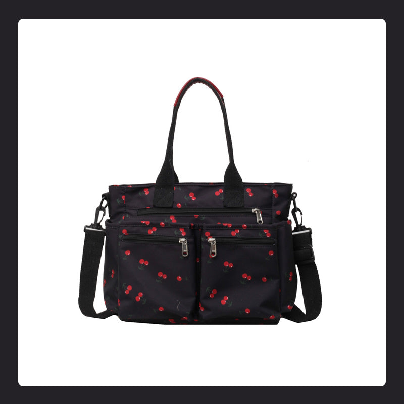 🍒Bolso tote con estampado de cerezas