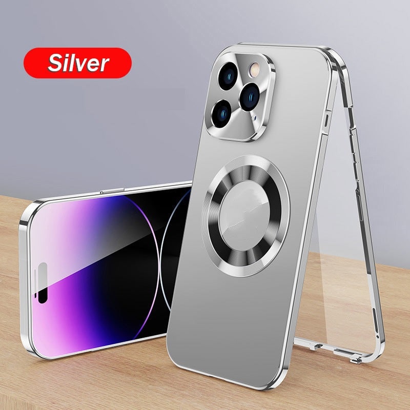 Funda magnética de doble cara con cristal galvánico